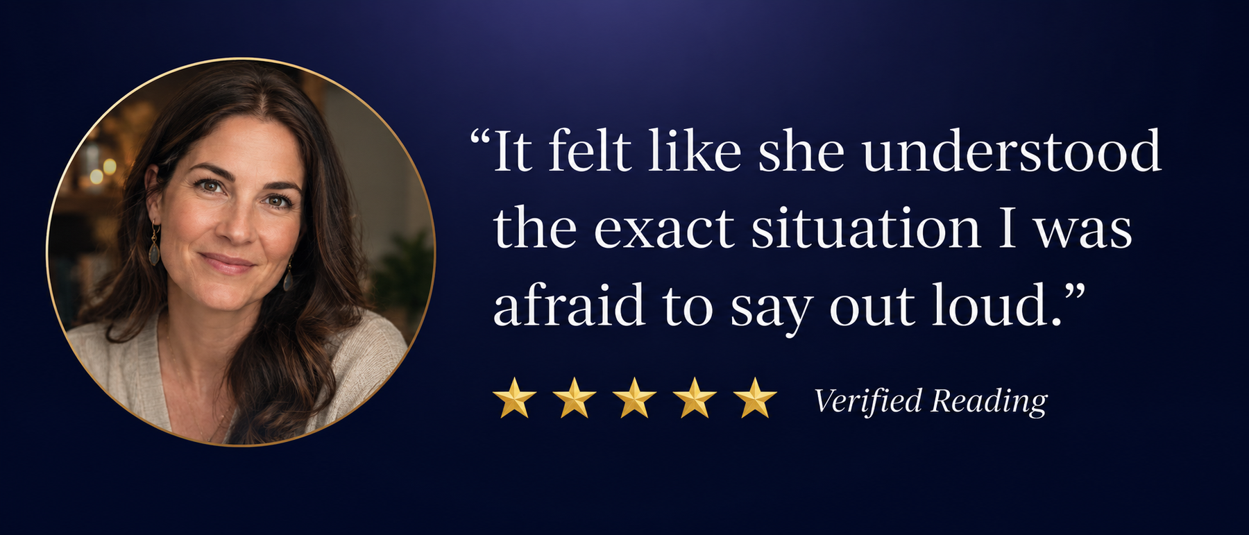 Verified reading testimonial